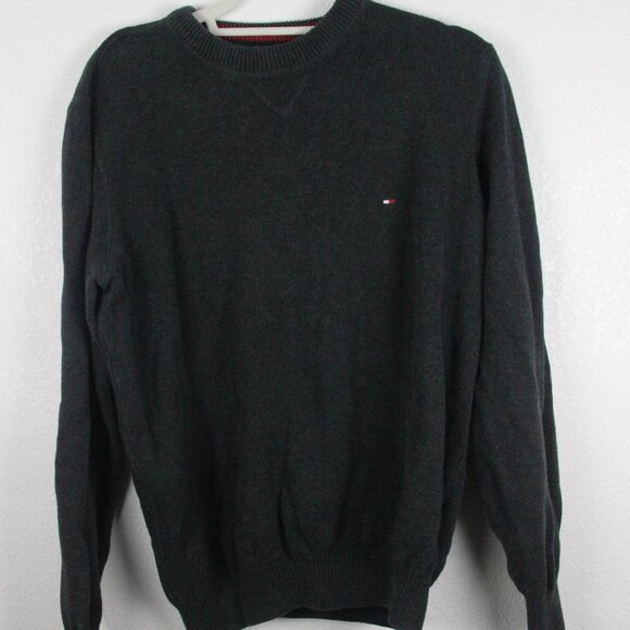 Tommy Hilfiger Other - Tommy Hilfiger, Sweater, Men's L, dark gray, SOME DAMAGE